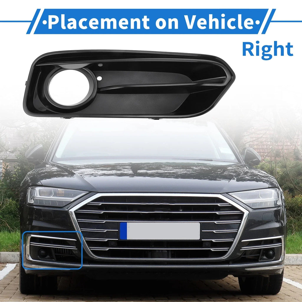 1 x Front Right Fog Light Grill for BMW 1 Series (2015 - 2018) Black