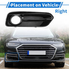 1 x Front Right Fog Light Grill for BMW 1 Series (2015 - 2018) Black