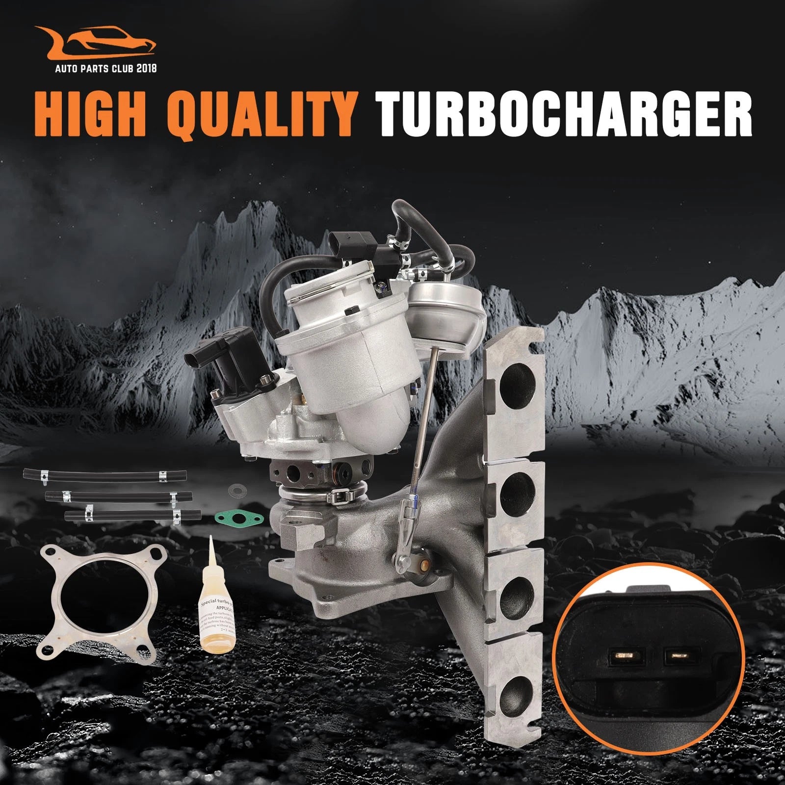 Turbocharger for Volkswagen Eos 2.0L (2008–2009)