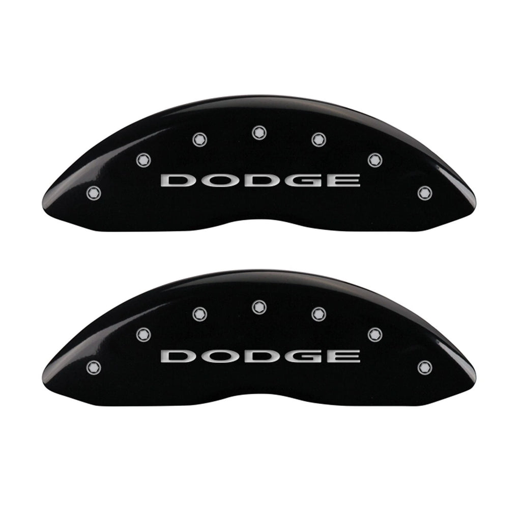 Set of 4 Black Caliper Covers for 2008-2020 Dodge Challenger by MGP