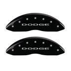 Set of 4 Black Caliper Covers for 2008-2020 Dodge Challenger by MGP