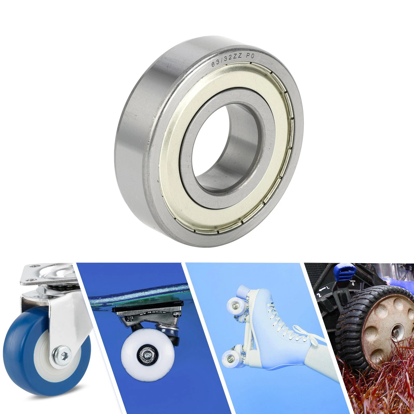 Deep Groove Ball Bearing 32x75x20mm for Scooter Skateboard (1 Pc)