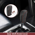 Gear Shift Knob Cover for Ford Fiesta (2009–2012) Brown Faux Leather
