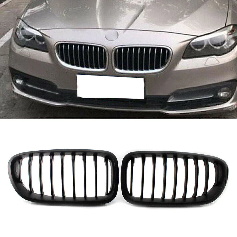 Matte Black Front Kidney Grille for BMW F10 F11 M5 Sedan (2010-2016)