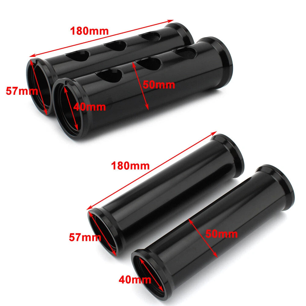 2 Pcs Front Fork Cover for Harley 883 1200 (2000–2021) Aluminum Black