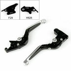 Adjustable Brake Clutch Levers for Honda 929RR (2000–2001) Silver T9