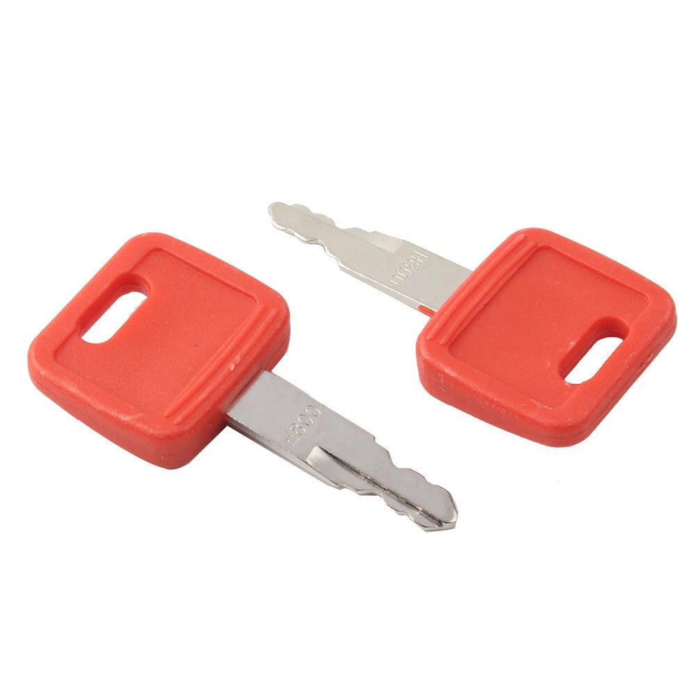 2 Pcs Ignition Key AT194969 AT147803 H800 for John Deere Excavator