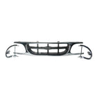Replacement Gray Chrome/Ready to Paint Plastic Front Grille-See Compatible Chart
