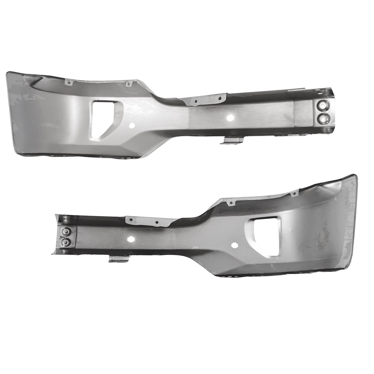 Front Bumper Chrome for Chevy Silverado 1500 (2016–2018) W/Fog & Radar Holes