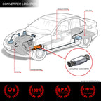 Front Catalytic Converter for Toyota Tacoma 2.7L (2005–2023) OE Style