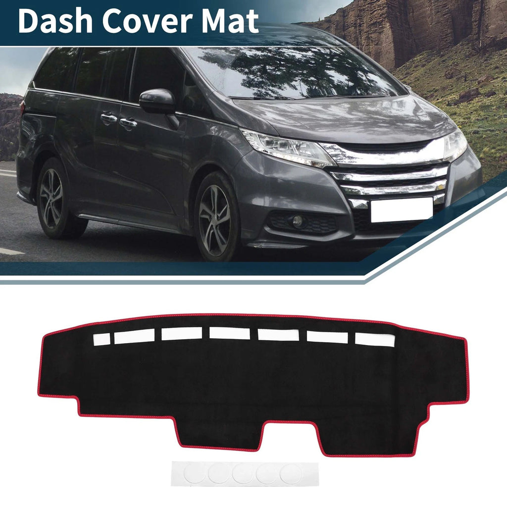 Dashboard Cover Mat for Honda N-Van JJ1 JJ2 (All Years) Black Red