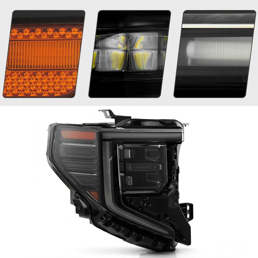 LED Headlight Right Side for GMC Sierra 1500 (2022–2026)