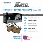 Akebono Euro Ceramic Brake Pad Kit for BMW E60 E63 E64 E65 E66 E92 M3 (2007–2013)