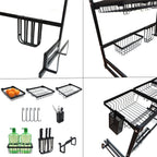 Over The Sink Dish Drying Rack Shelf for Stainless Steel Storage 33"
