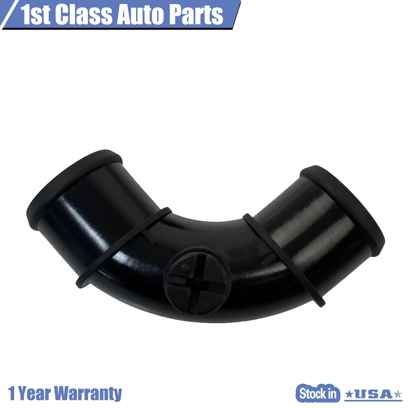Front Water Hose Connector with Bleeder Screw for Mini Cooper (2002–2008)