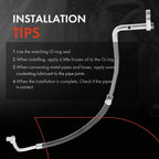 A/C Refrigerant Suction Line Hose for Subaru Outback (2015-2016)