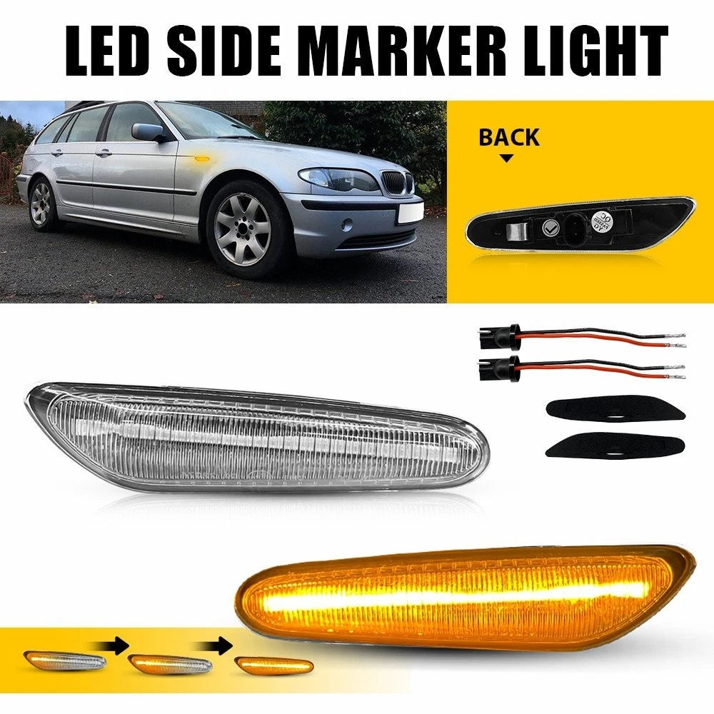 Dynamic Amber Side Marker Signal Light for BMW 3 Series (E90-E93)