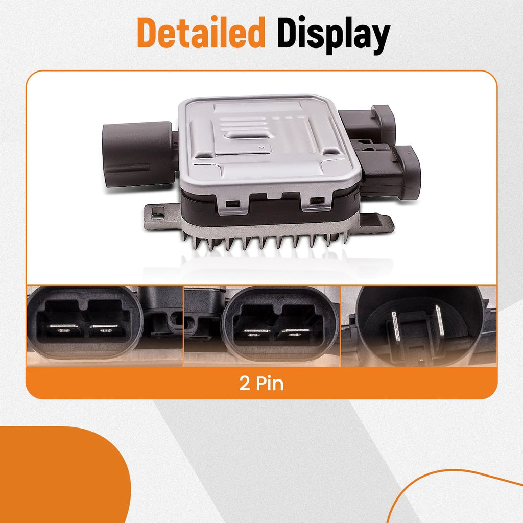 Cooling Fan Control Module Relay 2Fan ECU for Volvo V40 V70 (2012–2016, 2008–2013)