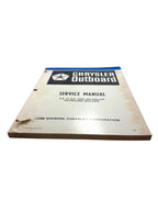 Chrysler Outboards Service Manual OB3642 for 9.9/15 HP (250 Sailor)