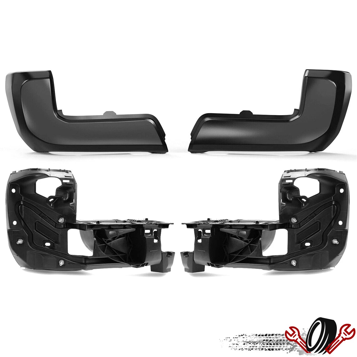 Rear Bumper End Brackets for Tacoma (2016–2023)