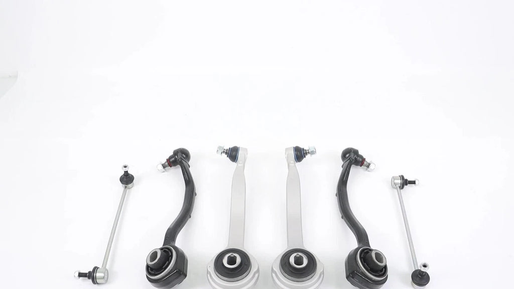 Set of 6 Control Arms and Sway Bar Links for Mercedes-Benz CLK550 (2007–2009)
