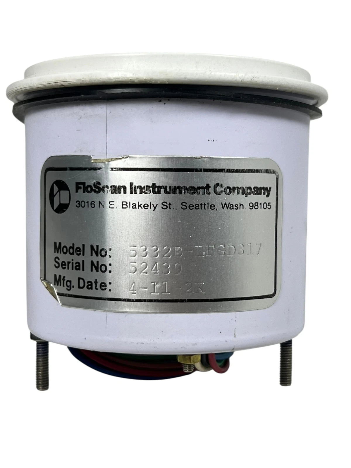 Floscan 5332B-LFGD317 GPH Gauge for 0-32 3 3/8in Face
