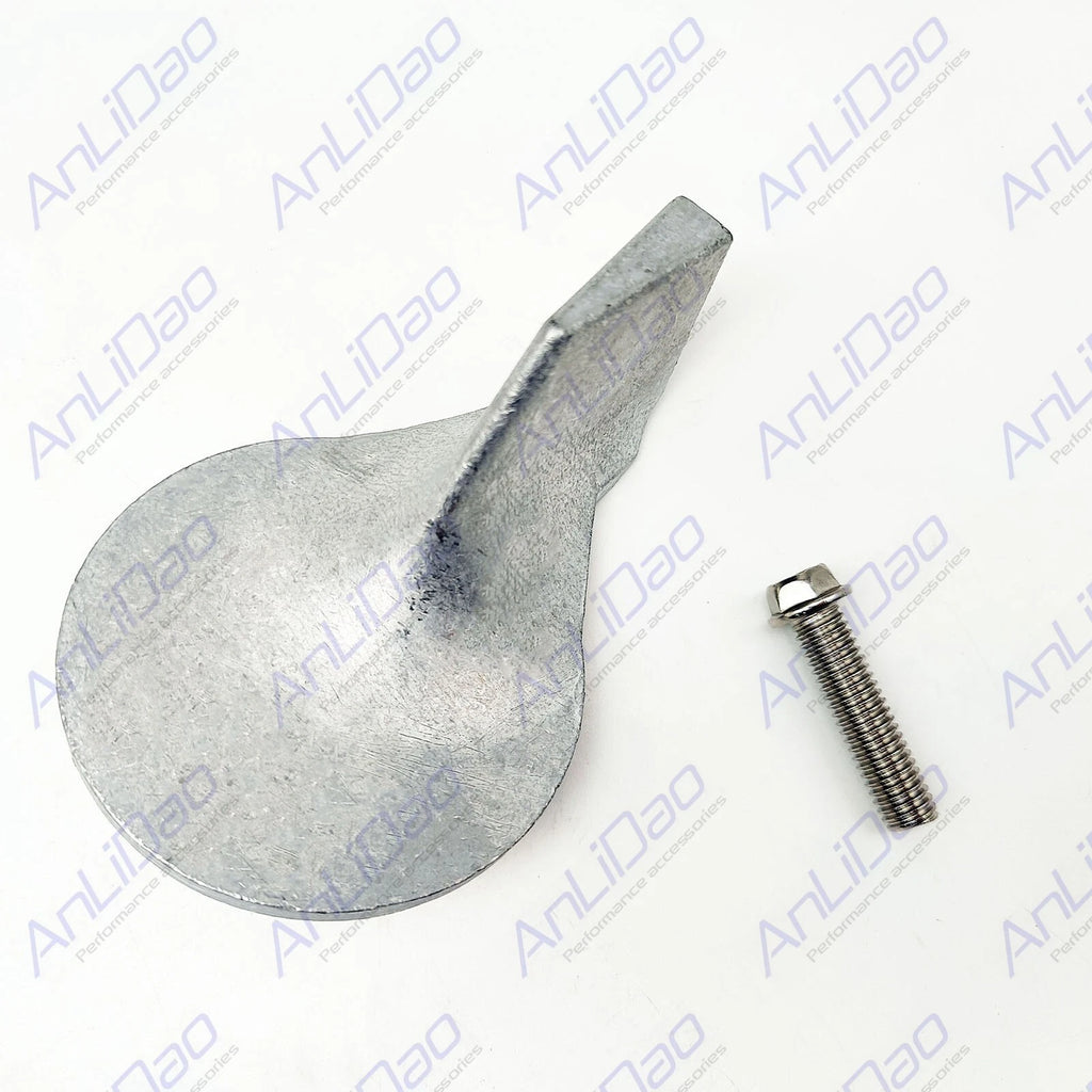 Zinc Trim Tab Anode & Bolt for MerCruiser Mercury (822777Q1, 18-6014, 46399A1)