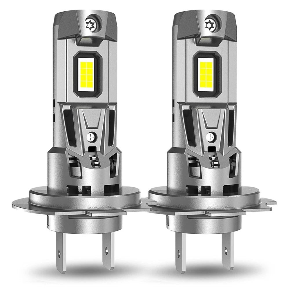 AUXITO H7 LED Headlight Bulbs Kit for Hi Low Beam (6500K, CANBUS)