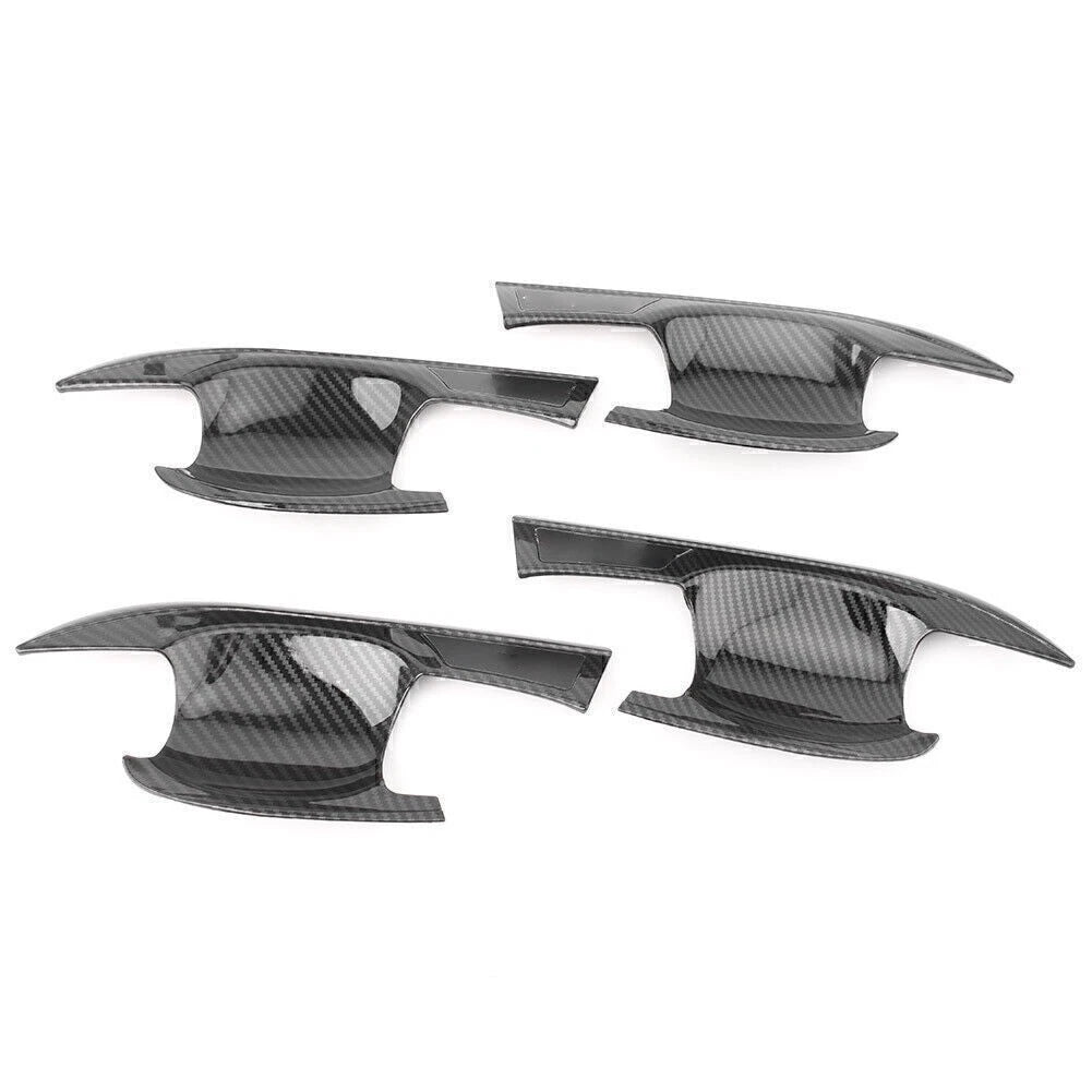 Door Handle Bowl Cover Trim for Mitsubishi Eclipse Cross (2018) Carbon Style