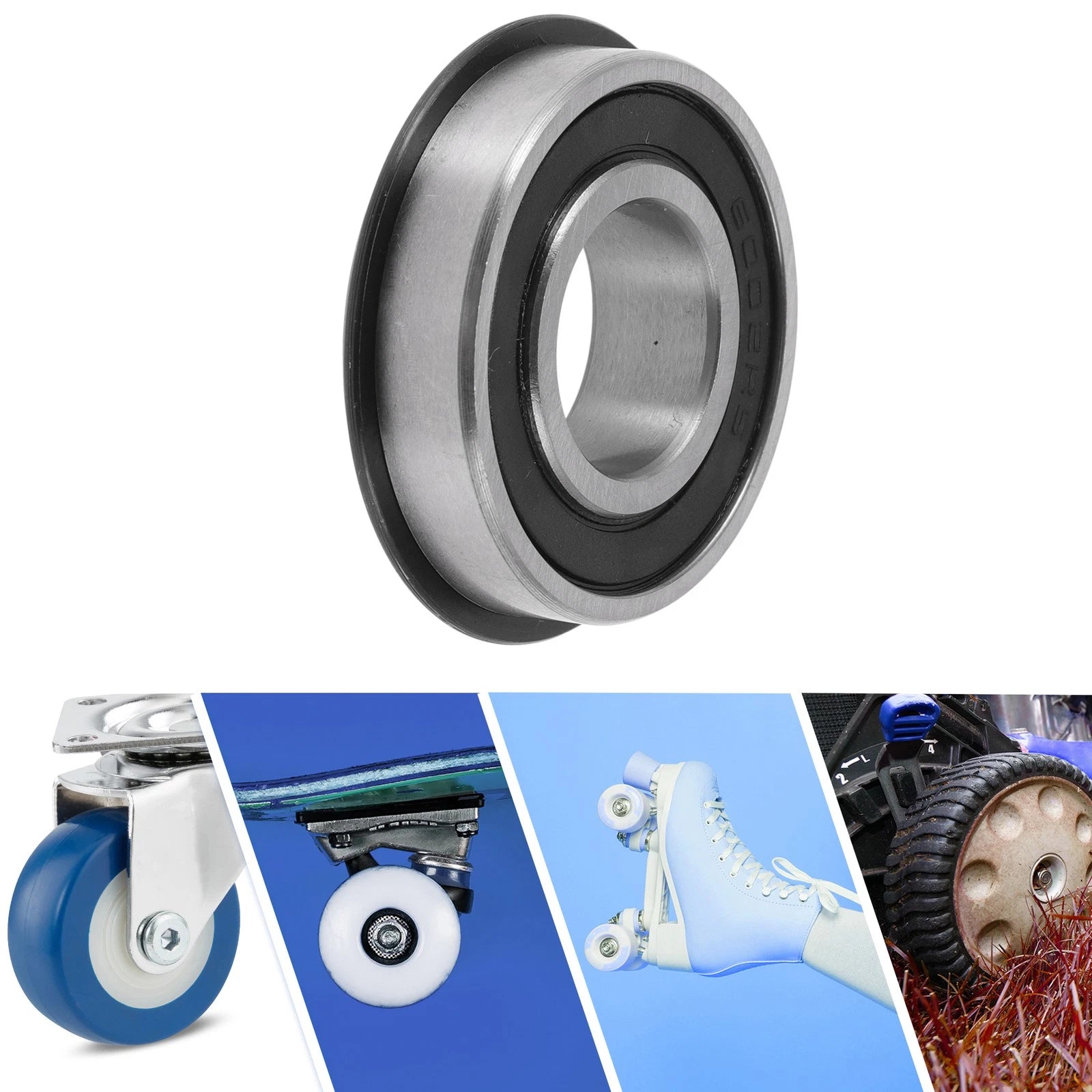 Deep Groove Ball Bearings 6002NR2RS for Various Applications (15x32x9mm)
