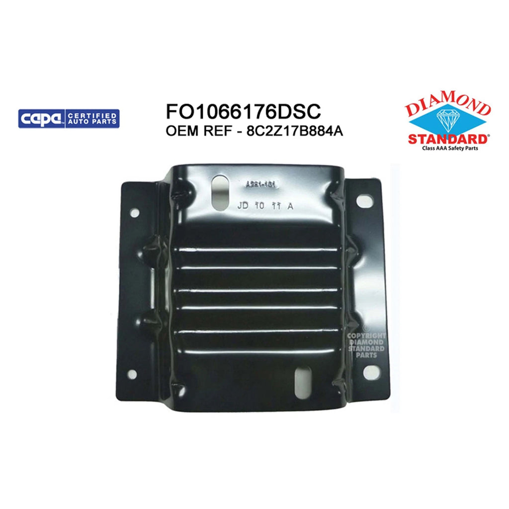 Replacement Steel Front Driver Side Bumper Mounting Plate (See Compatible Chart)