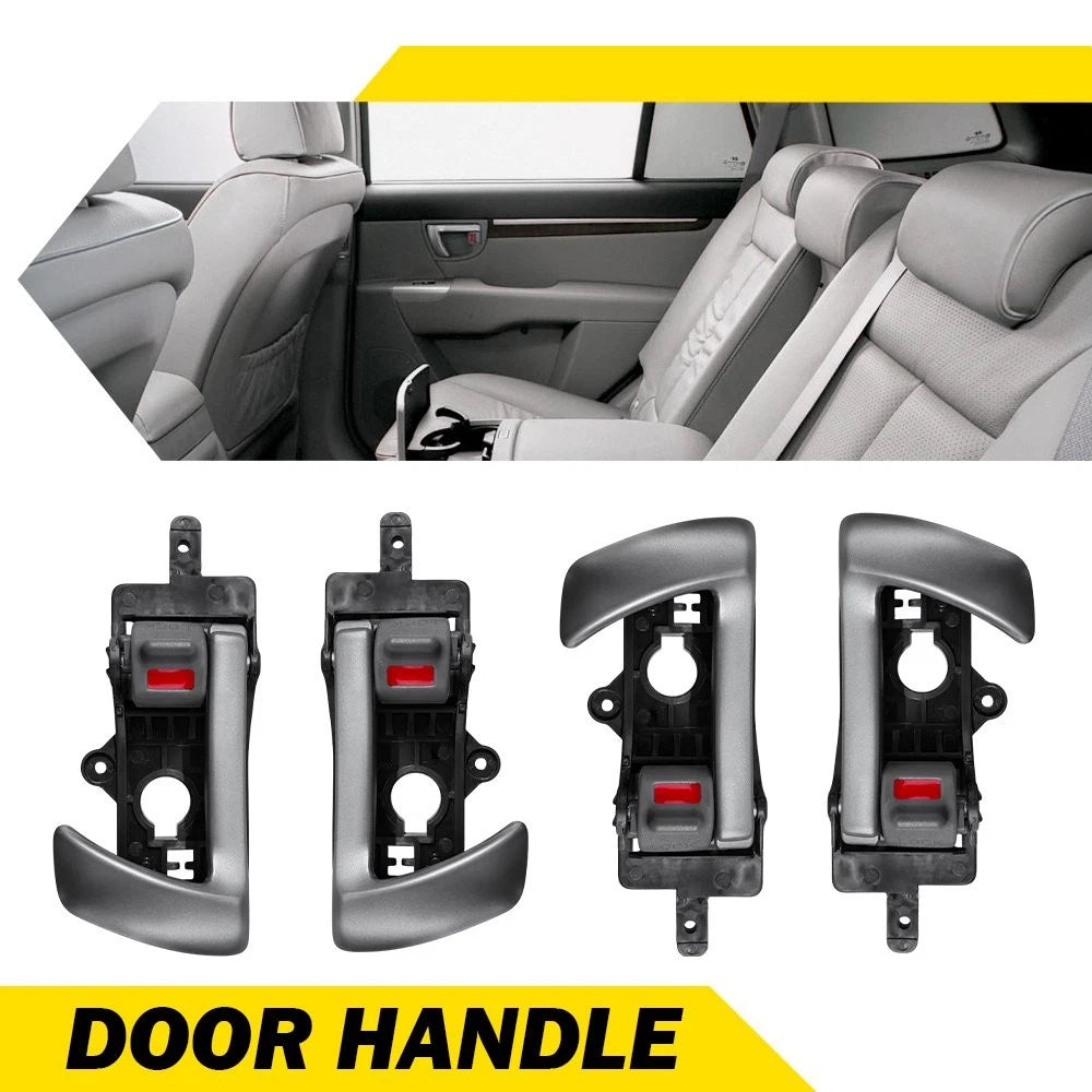 Set of 4 Interior Door Handles for Hyundai Santa Fe (2007–2012)