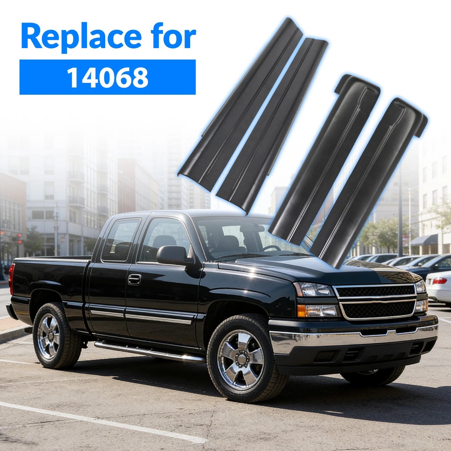 Rocker Panel Covers for Silverado/GMC Sierra Extended Cab (1999–2006)