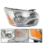 Headlight Assembly for Ford Transit (2015–2021) Halogen Chrome Right Side