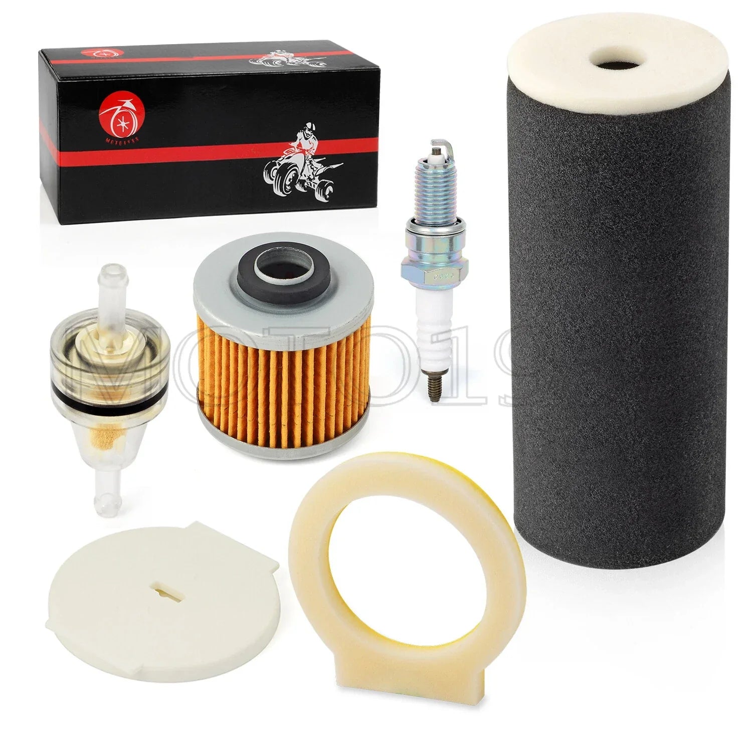 Air Filter Cage Guide & END CAP for Yamaha Grizzly (1998–2001)