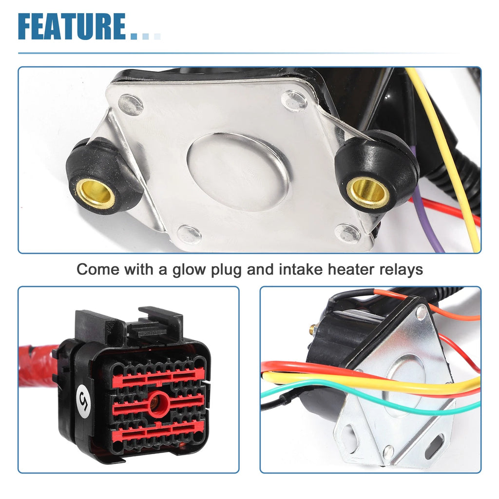 Set of 1 Engine Wiring Harness for Ford F250 F350 (1999–2007) Replaces NO.F81Z12B637FA