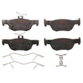 Set of 4 Disc Brake Pads for Mazda 3 (2019–2021)