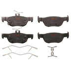 Set of 4 Disc Brake Pads for Mazda 3 (2019–2021)