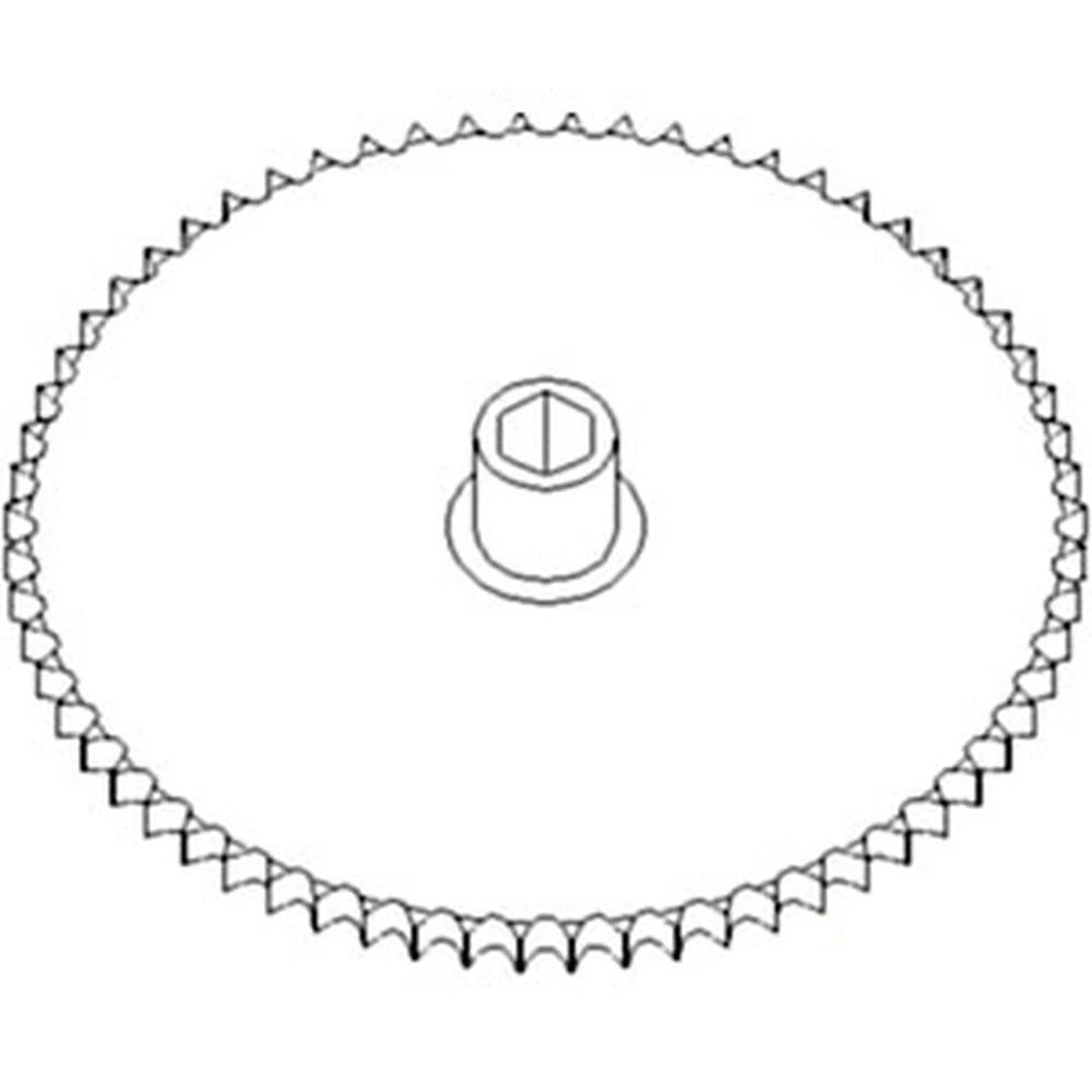 Corn Head Cross Auger Drive Sprocket for International/CaseIH (WN-199729C1-PEX)