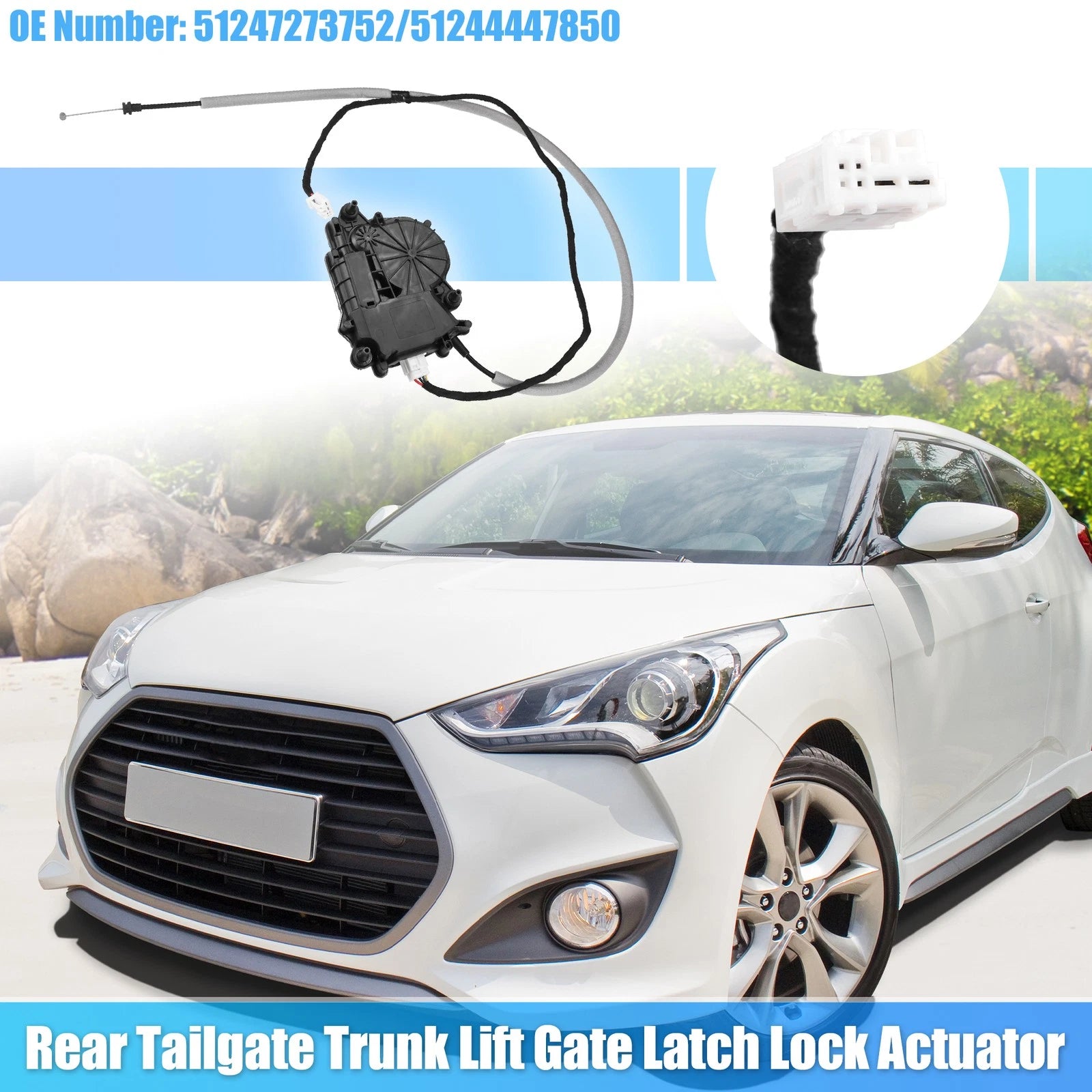 Rear Tailgate Trunk Latch Lock Actuator for BMW 528i 535i (2011–2016)