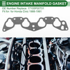 Engine Intake Manifold Gasket for Honda Civic (1988–1991) No. 17105P00T01