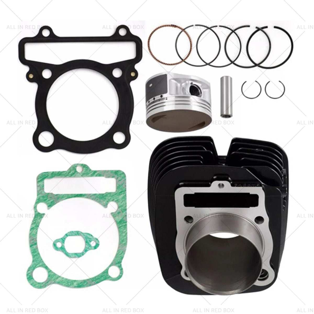 Top End Kit Cylinder Piston Gasket for Yamaha Big Bear 350 (1987–1999)