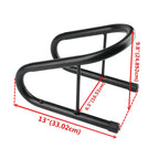 Set of 2 Removable Wheel Chocks with Quick Release for Universal Use