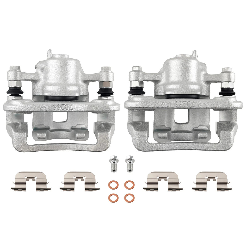 Rear Disc Brake Calipers w/Bracket for Hyundai Sonata (2008–2010) 19-B3412A
