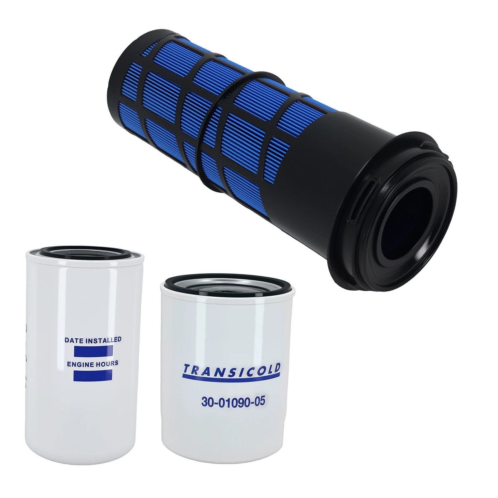 Set of 4 Maintenance Filters for Carrier Reefer 7300 7500 (1240388H1, 11E170120)