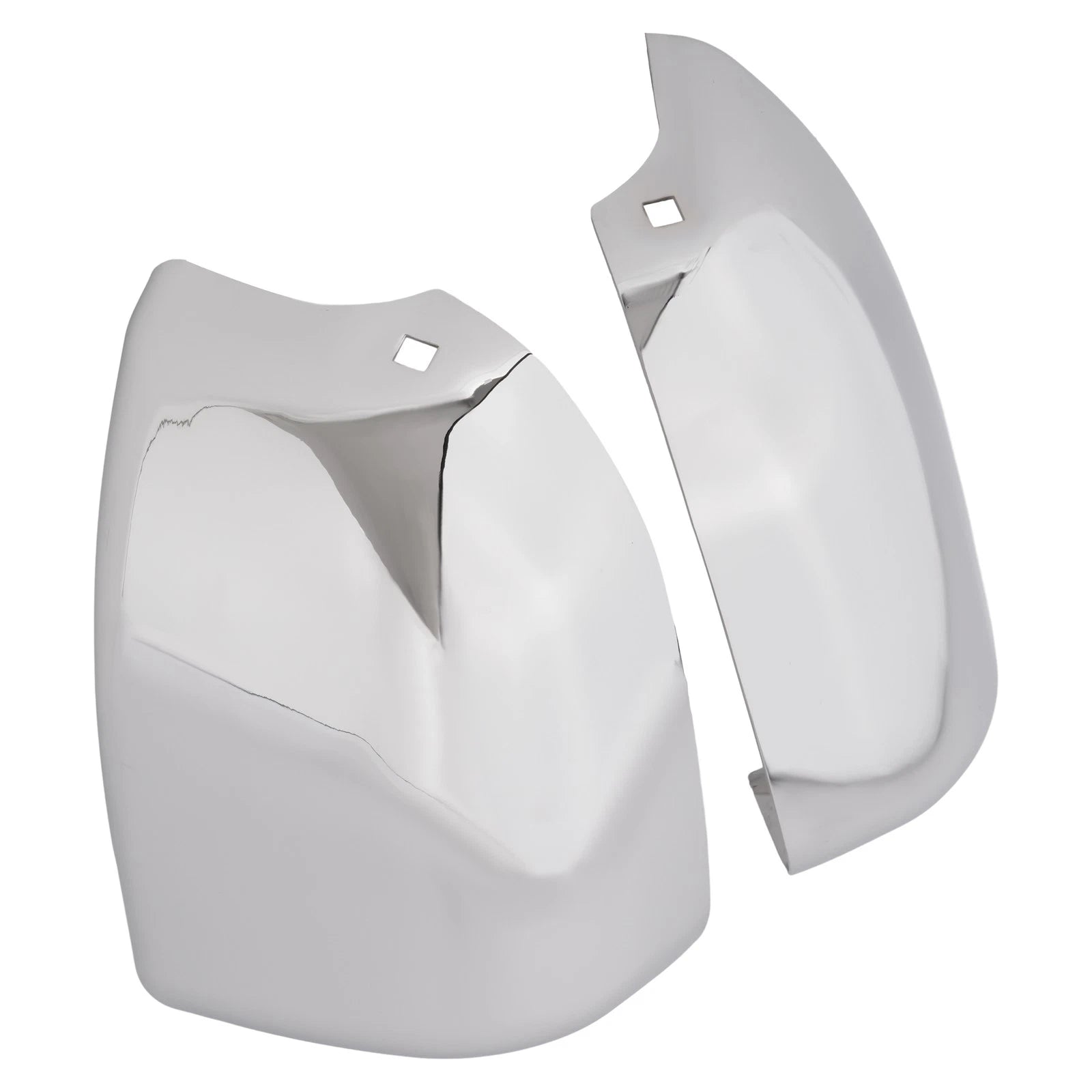 Set of 2 Chrome Front Bumper End Caps for Nissan Pickup (1995–1997)