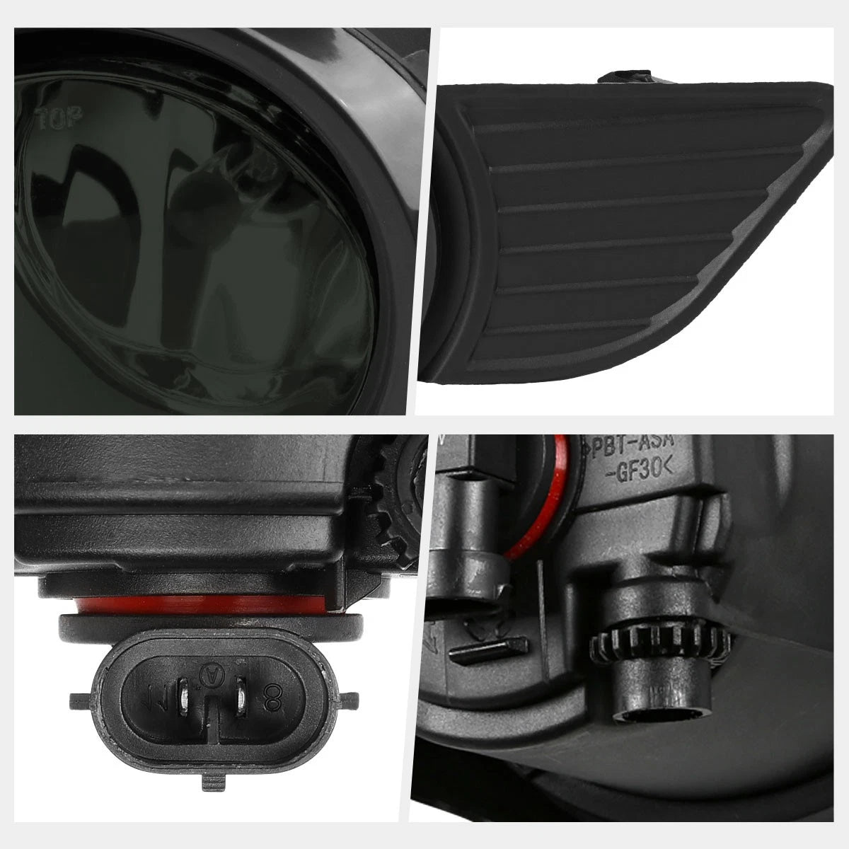 Fog Lights for Toyota Sienna (2011–2017) - Smoke Lens, Switch, Bezel