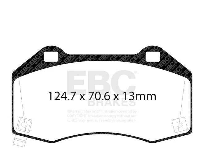 Front Brake Pad Set for Mazda MX5 Miata (2015–2023) CQ184VM
