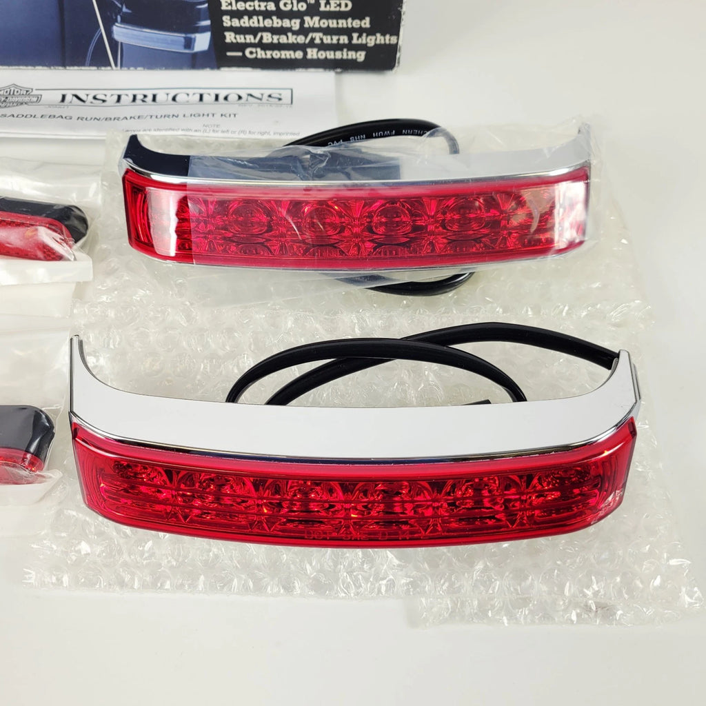 Electra Glo LED Saddlebag Run/Brake/Turn Lamp Kit for Harley FLH (2014–2023)