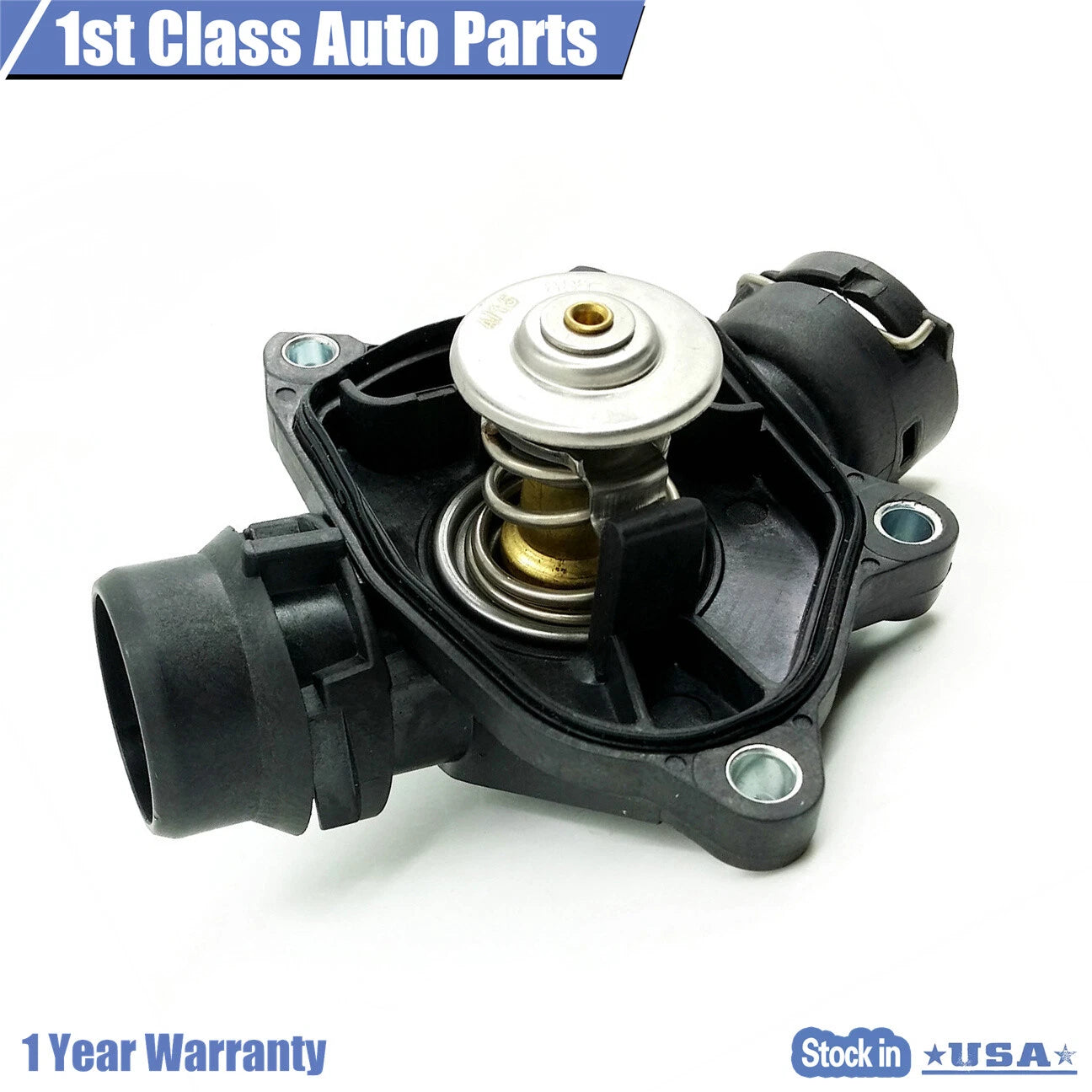 Engine Thermostat with Housing for BMW 328i 128i Z4 X3 X5 335i (1999–2015)